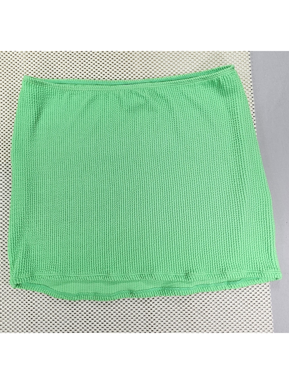 Salt + Cove Neon Green Textured Bathing Suit Cover-up skirt XL